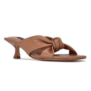 Nine West Brown Heeled Sandals